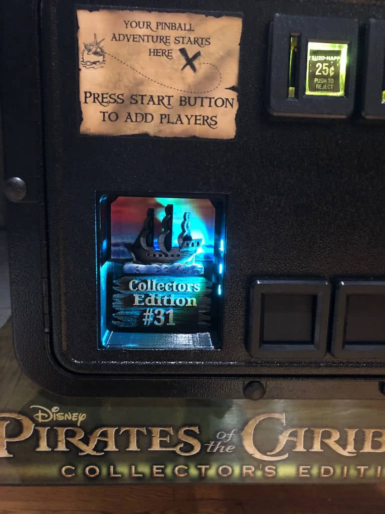 Pirates of the Caribbean Custom Coin Door Shadow Box Mod