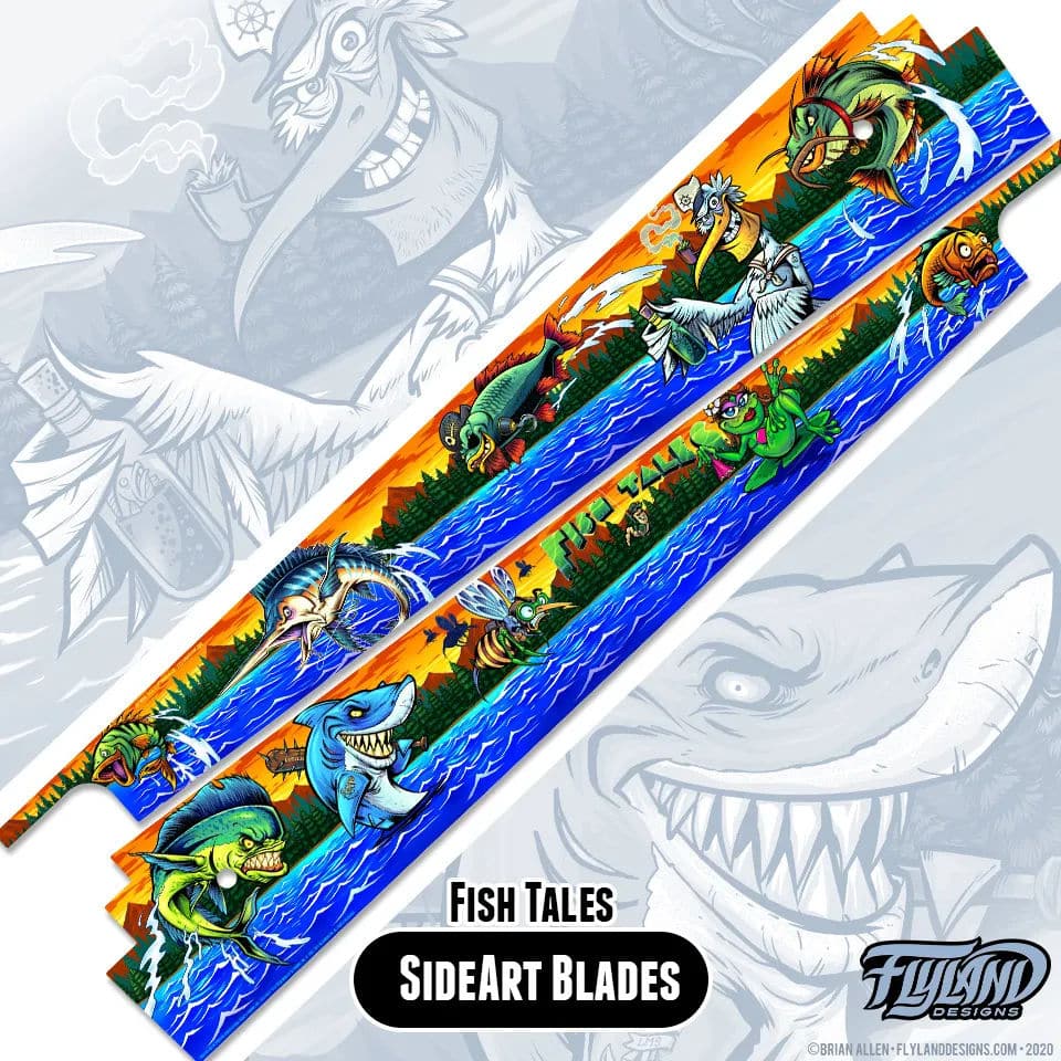 Fish Tales Side Art Blades